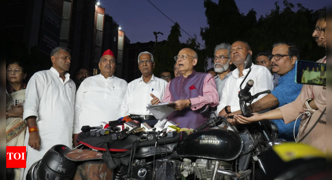 bihar-electoral-revision-row:-opposition-meets-ec;-dubs-the-exercise-as-‘votebandi’