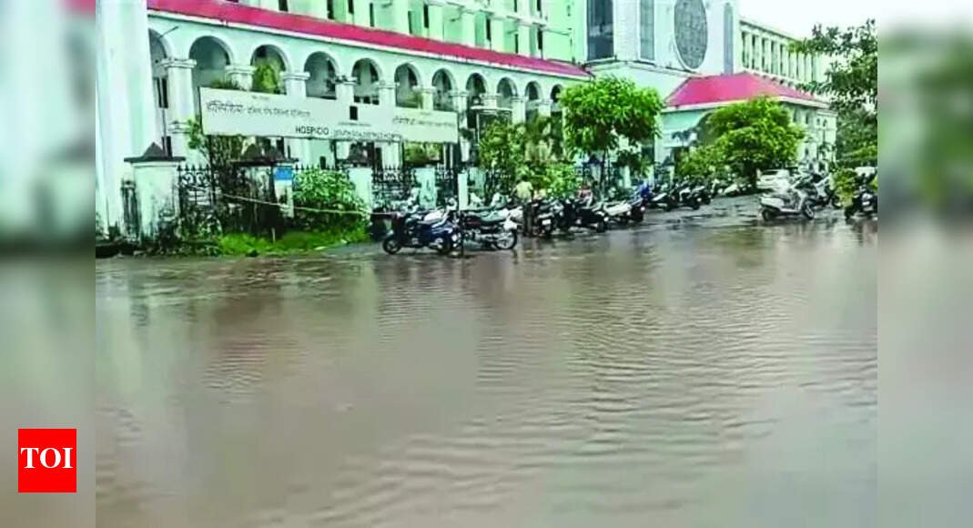 waterlogged-entrance-of-south-goa-district-hospital-poses-health,-safety-risks