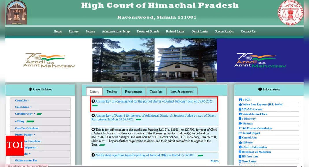 himachal-hc-releases-driver-screening-test-answer-key;-submit-objections-by-july-6