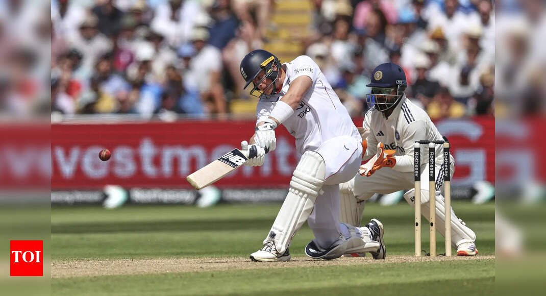 2nd-test:-barmy-army-roars-as-jamie-smith-silences-bharat-army-at-edgbaston