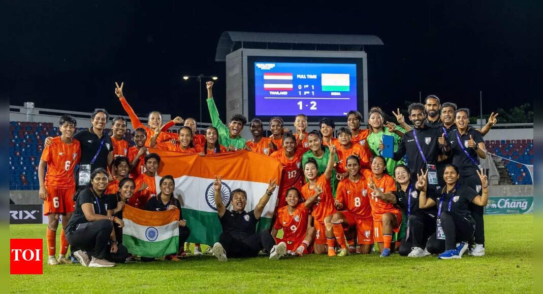 india-stun-thailand,-qualify-for-afc-women’s-asian-cup