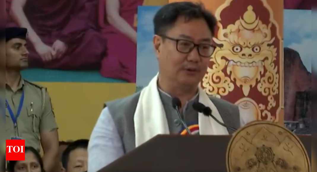 ‘blessed-by-his-presence-in-our-country’:-rijiju-attends-dalai-lama’s-90th-birthday