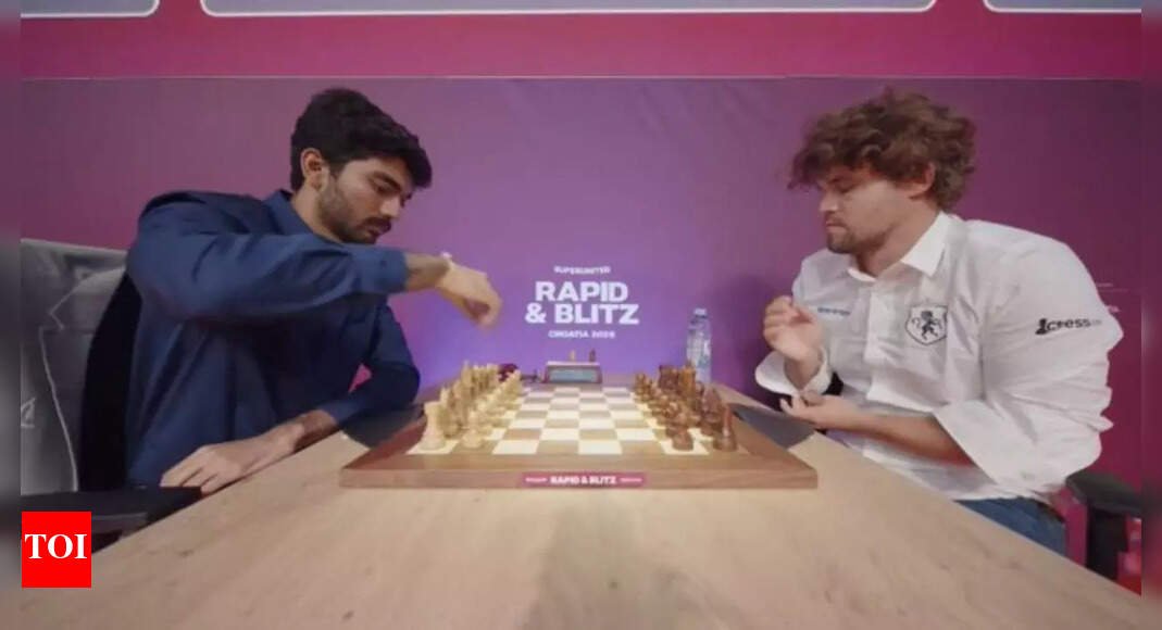 under-one-minute!-gukesh,-carlsen’s-ultra-short-clash-wows-chess-world-–-watch