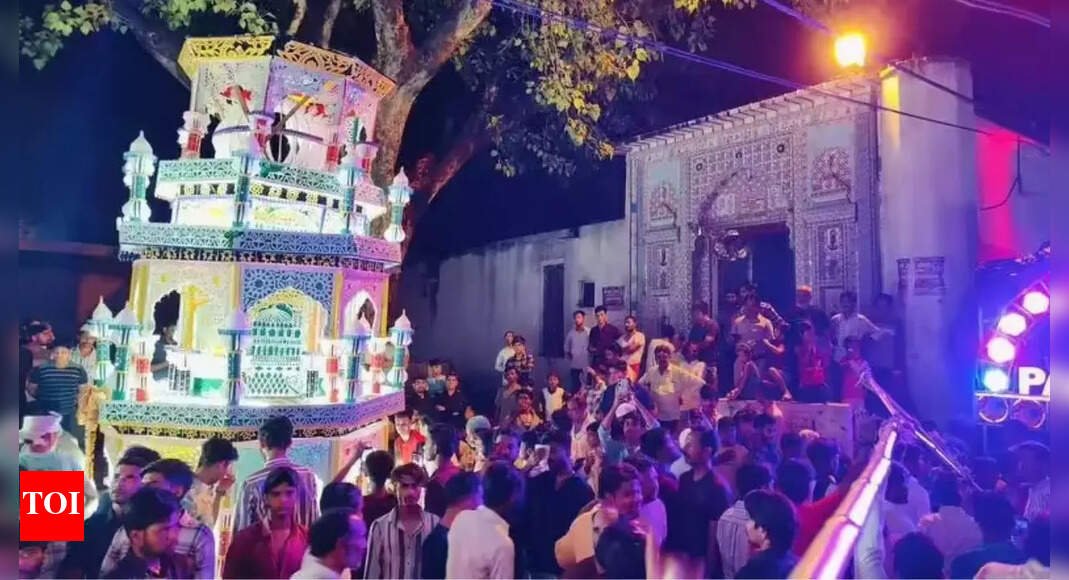 200-year-ritual:-in-mp,-tazias-‘pay-salami’-to-lord-krishna;-karbala-journey-follows