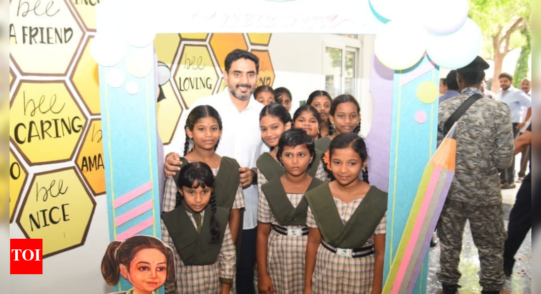 andhra-pradesh-minister-nara-lokesh-reopens-150-year-old-vr-school-in-nellore;-rs-15-crore-support,-1,000-students-enrolled