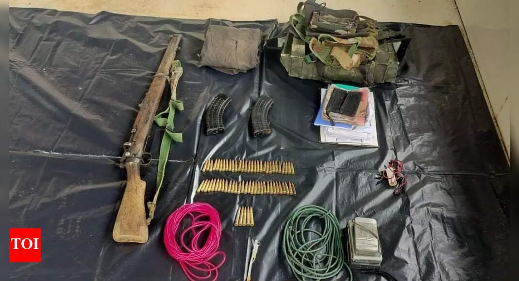 top-maoist-sniper-shot-dead-in-chhattisgarh;-rs-8-lakh-bounty-and-weapons-recovered