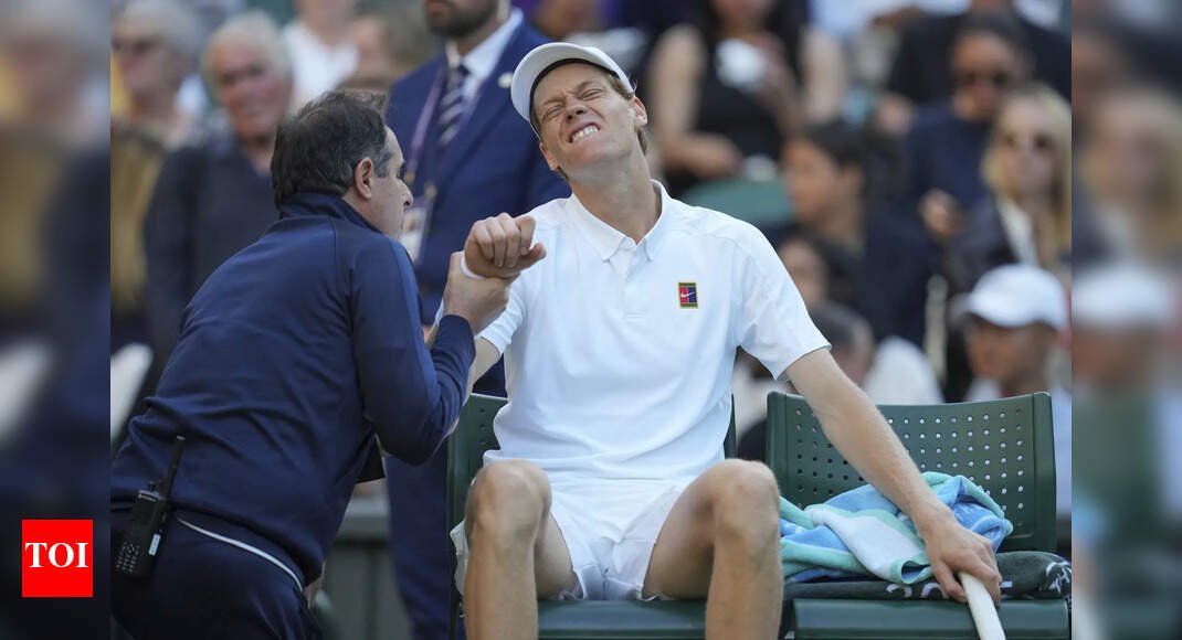 wimbledon-2025:-jannik-sinner-cancels-practice-session-amid-injury-woes
