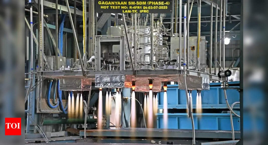 gaganyaan-service-module-propulsion-system-completes-2-hot-tests