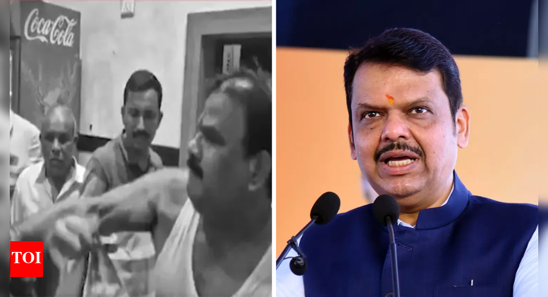 ‘doesn’t-send-right-message’:-fadnavis-slams-sena-mla’s-‘inappropriate’-behaviour