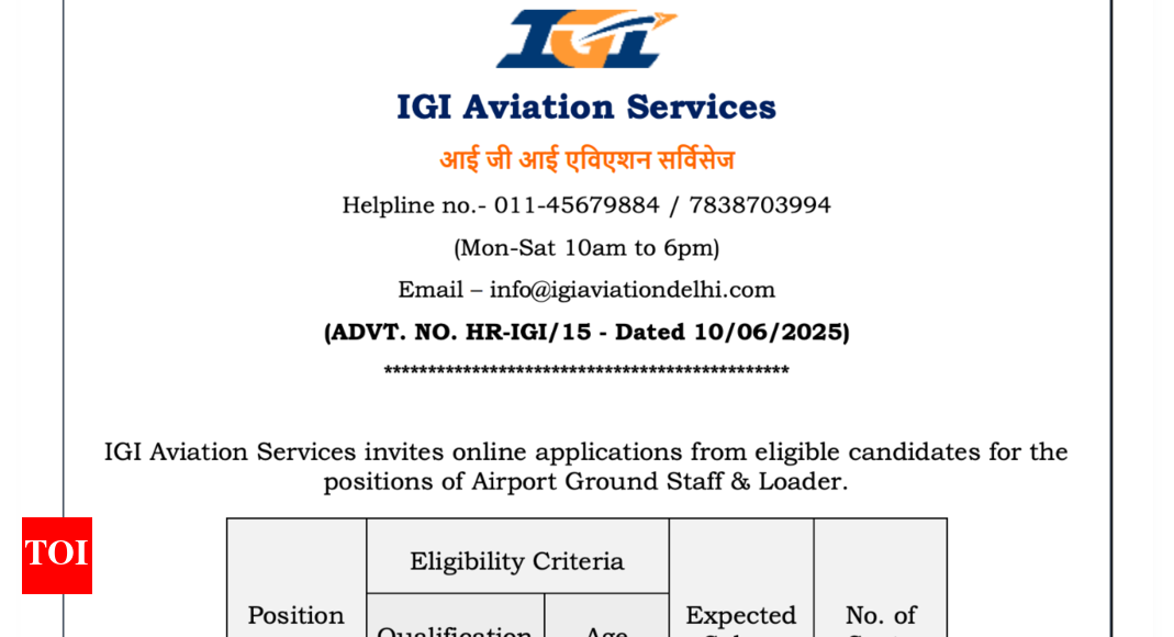 igi-aviation-services-announces-over-1,400-vacancies-for-10th-&-12th-pass-candidates:-check-official-notice,-key-details-here