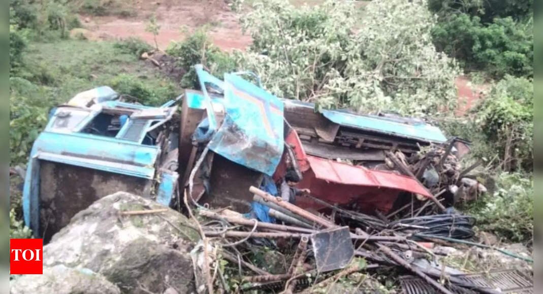 chhattisgarh-accident:-truck-carrying-labourers-plunges-into-gorge;-4-dead