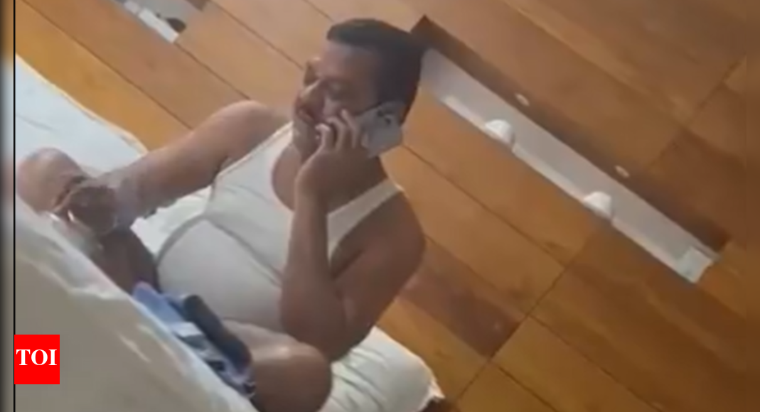 ‘feel-sorry-for-cm-fadnavis’:-sanjay-raut-posts-video-of-maharashtra-minister-sanjay-shirsat;-cash-stacked-in-bag-seen