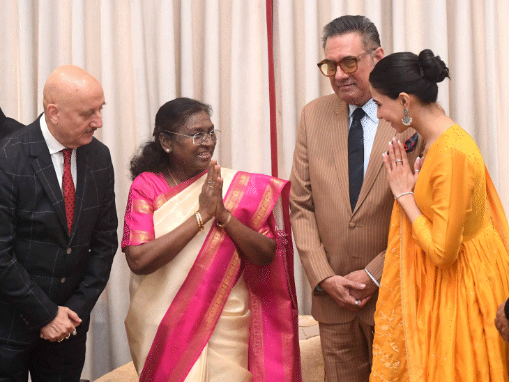 राष्ट्रपति-द्रौपदी-मुर्मू-ने-फिल्म-तन्वी-द-ग्रेट-देखी:राष्ट्रपति-भवन-में-स्पेशल-स्क्रीनिंग-रखी-गई,-अनुपम-खेर-बोले-यह-गर्व-का-पल-था