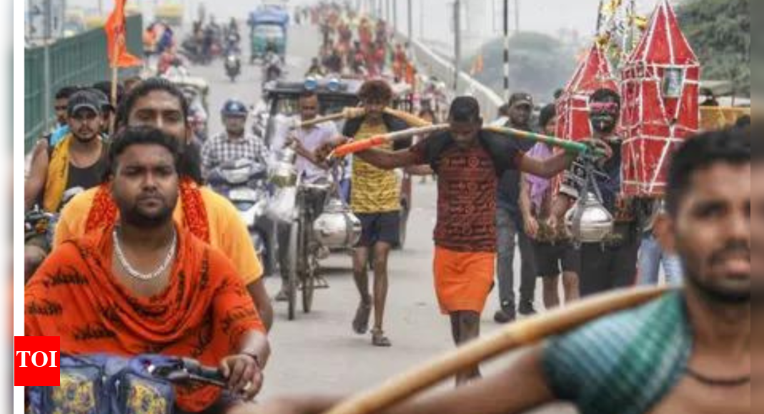 kanwar-yatra:-‘sanatani’-stickers-on-delhi-shops;-vhp-certifies-vegetarian-only-outlets