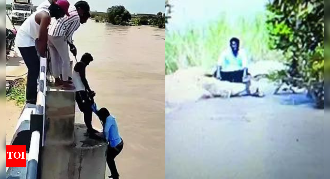 ‘she-pushed-me-into-river’:-murder-bid?-man-accuses-wife-after-dramatic-rescue-in-karnataka