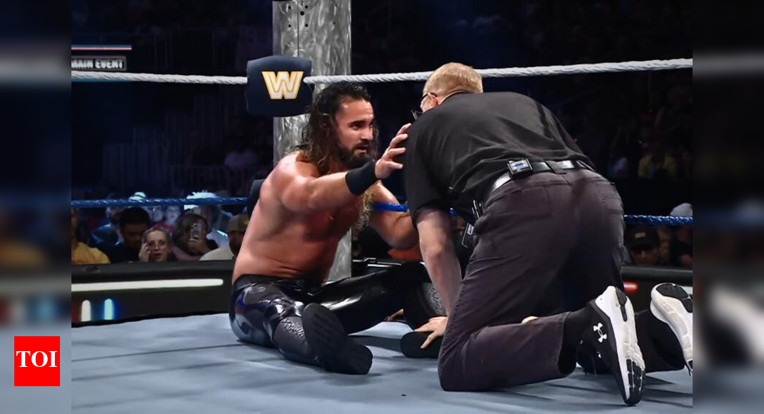 seth-rollins-hurt-in-shocking-accident-at-wwe-saturday-night’s-main-event