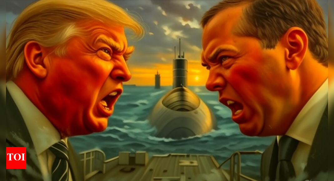war-of-words:-trump-deploys-2-nuclear-subs-over-‘provocative’-remarks-by-ex-russian-prez