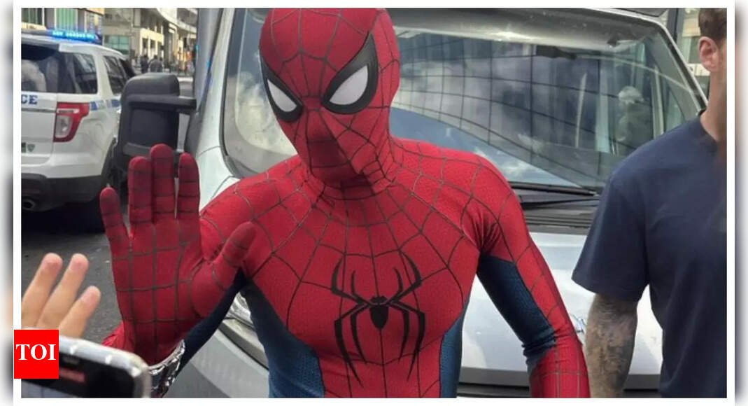 ‘spider-man:-brand-new-day’:-tom-holland-debuts-new-costume;-meets-fans-on-film-sets-–-watch