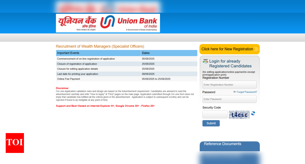 union-bank-of-india-opens-recruitment-for-250-specialist-officer-posts:-check-direct-link-here