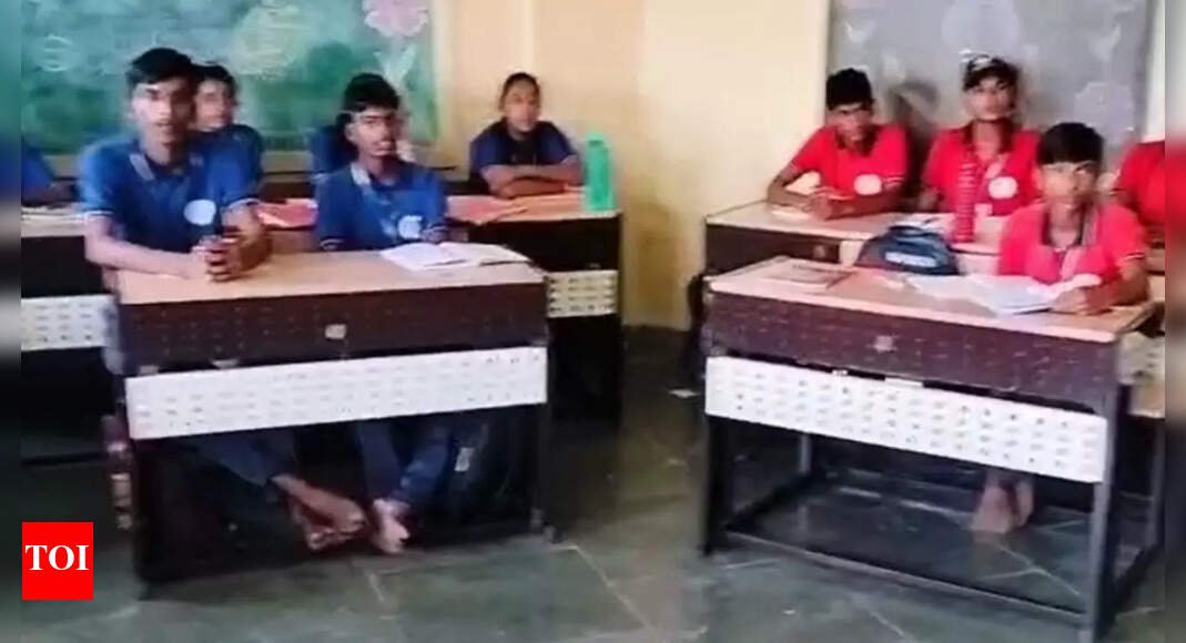 watch:-madhya-pradesh-school-ditches-‘backbencher’-setup-with-‘u-shaped’-seating-plan;-inspired-by-malayalam-film-‘sthaanarthi-shreekuttan’