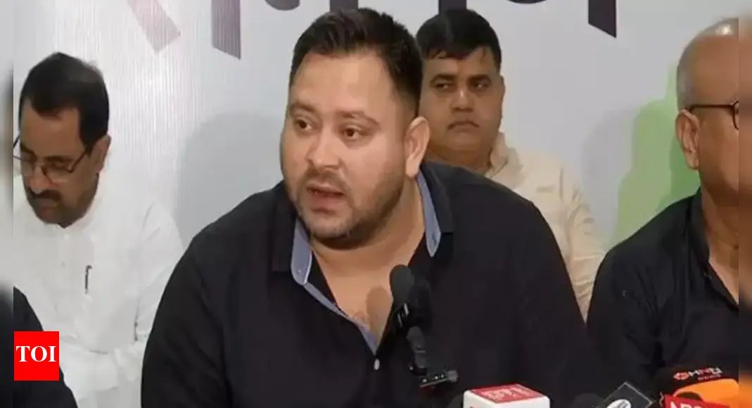 ‘dancing-to-america’s-tune’:-tejashwi-yadav-slams-pm-modi-for-silence-on-us-tariff-hike;-accuses-him-of-weak-leadership