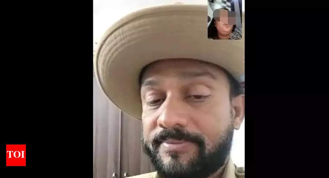 wanted-burglar-‘bombay-saleem’-wears-police-uniform-in-hotel-room,-makes-video-call-to-his-wife;-bengaluru-cop-in-soup