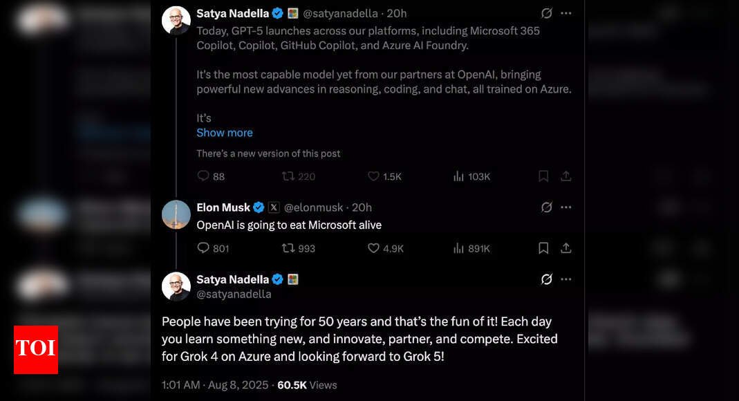 microsoft-ceo-rejects-musk’s-warning;-highlights-50-years-of-competition