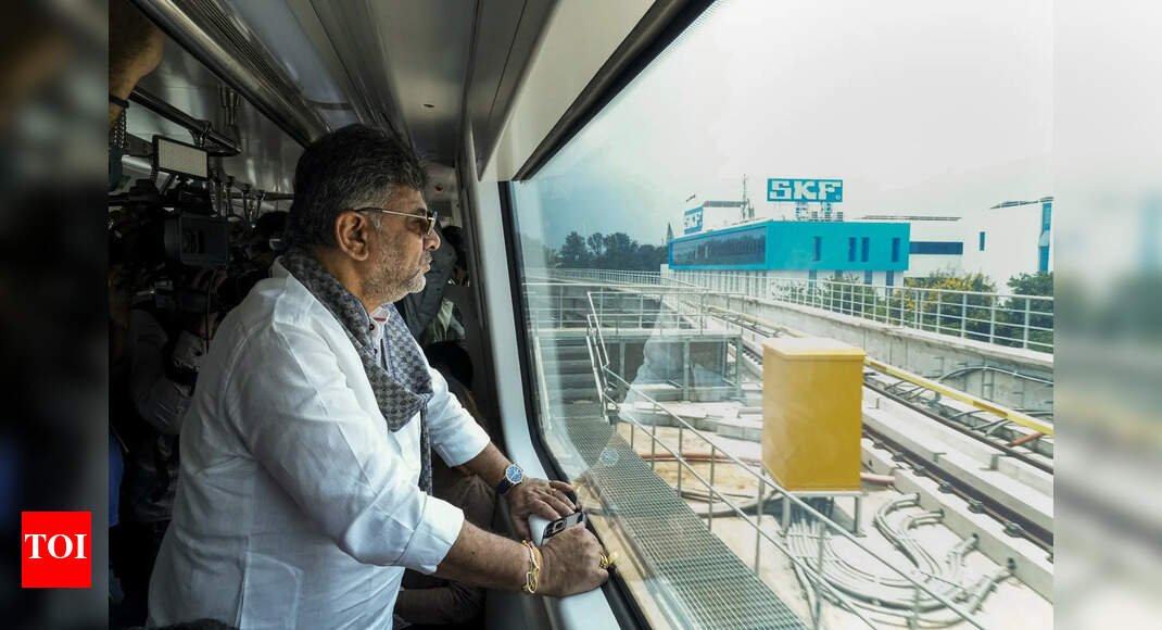 pm-to-inaugurate-namma-metro-yellow-line-from-ragigudda-today,-operations-begin-monday;-cm-siddaramaiah,-dy-cm-shivakumar-to-accompany-narendra-modi