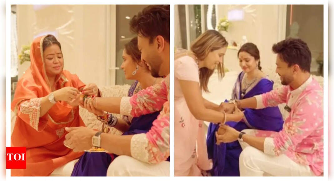 laughter-chefs-family-bharti-singh,-reem-shaikh-and-jannat-zubair-celebrate-raksha-bandhan-with-ankita-lokhande-and-vicky-jain
