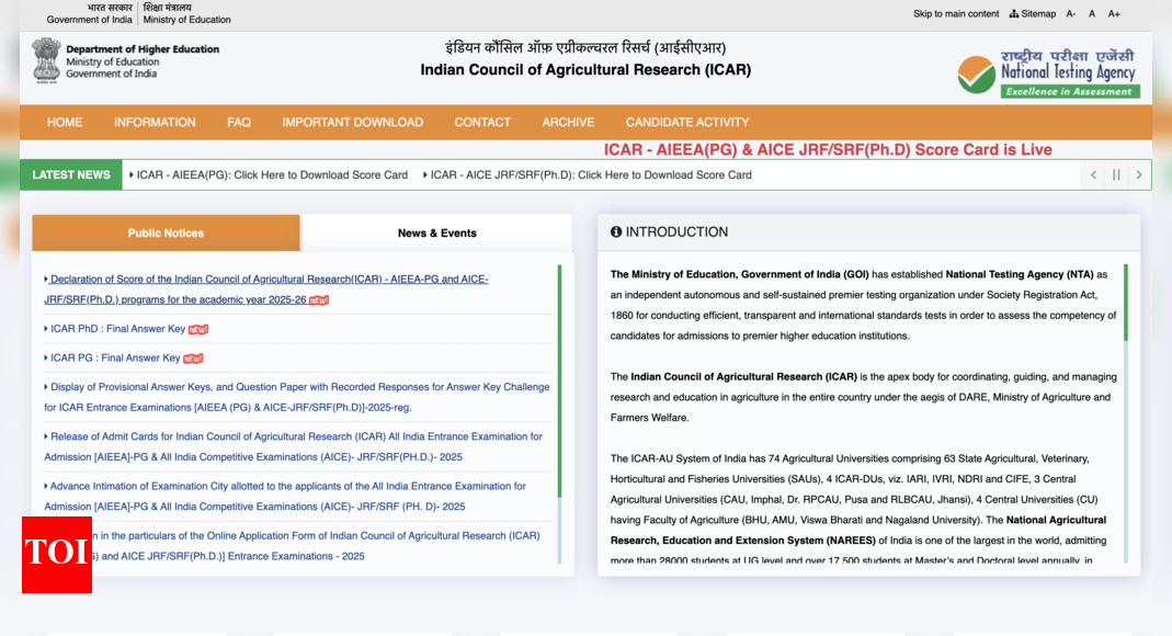icar-aieea-pg,-aice-jrf/srf-phd-results-2025-out-at-examsntaac.in/icar:-direct-link-to-download-scorecards-here