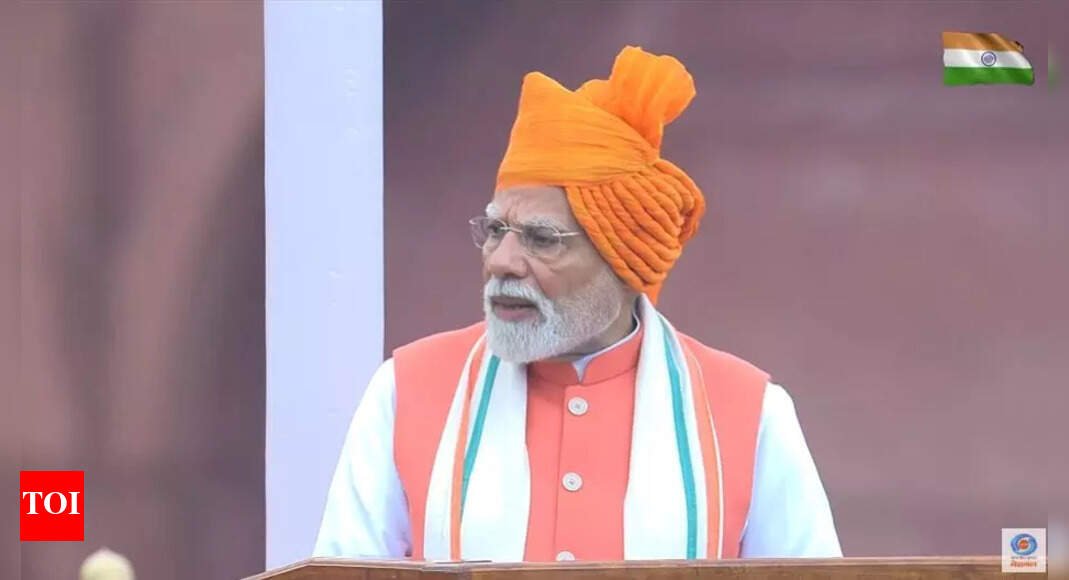 79th-i-day:-pm-modi-breaks-indira-gandhi’s-record;-delivers-12th-straight-speech-from-red-fort