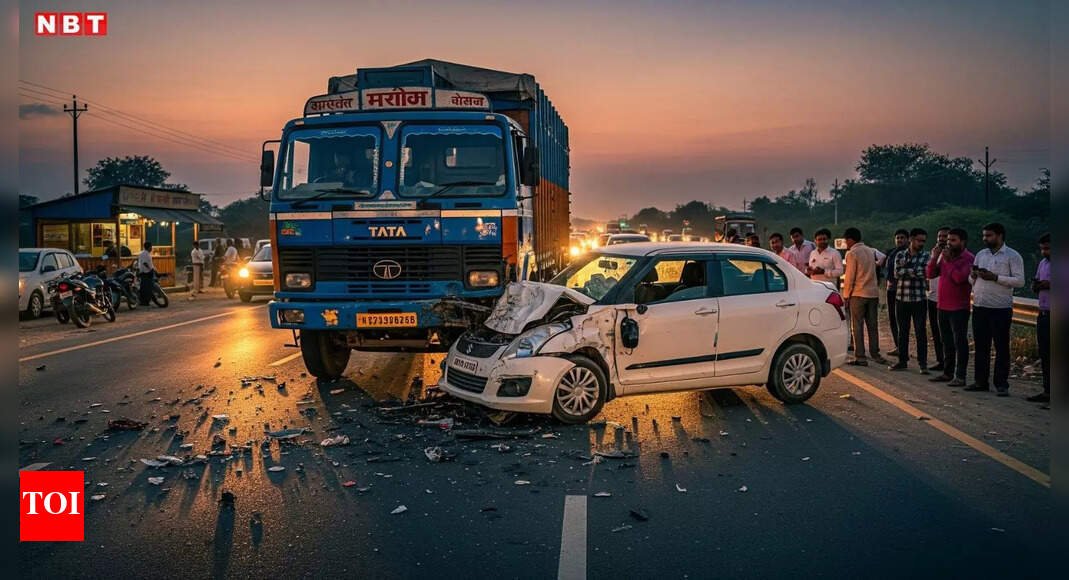 six-friends-killed,-one-injured-in-road-accident-in-chhattisgarh’s-rajnandgaon