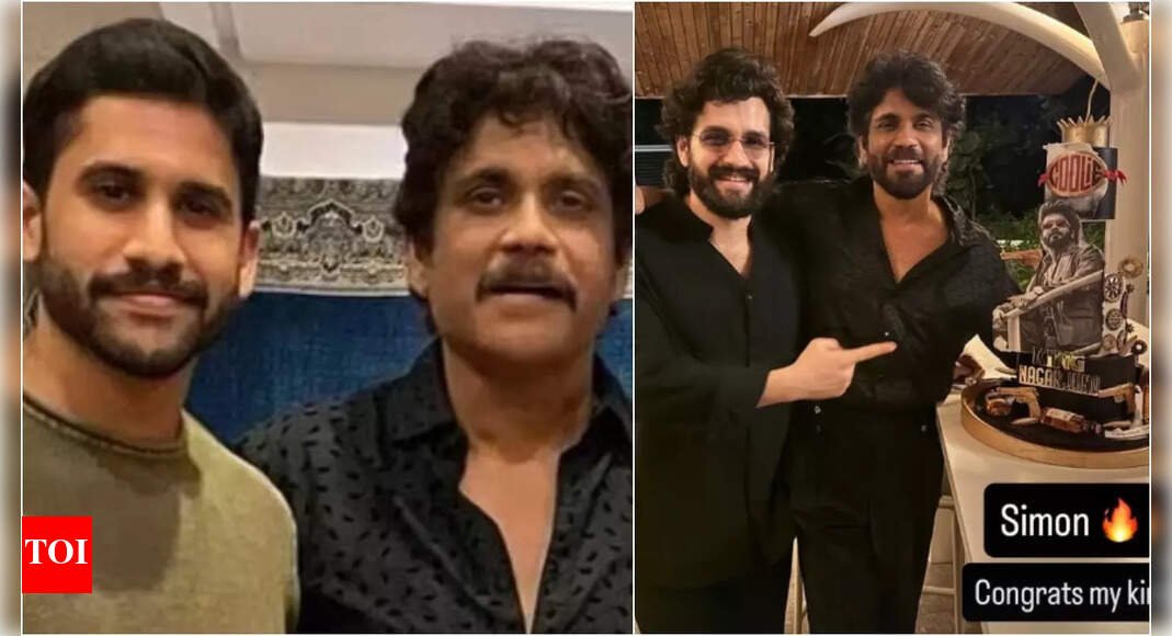 akhil-akkineni-hails-nagarjuna-in-‘coolie’;-calls-him-‘my-king’;-naga-chaitanya-too-celebrates-father’s-role