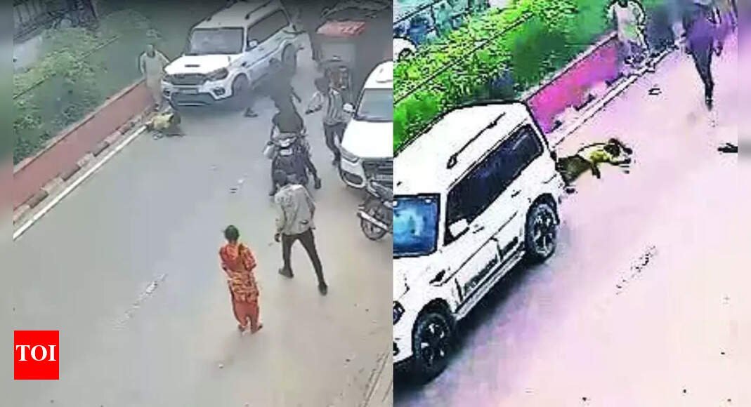 caught-on-cam:-suv-crushes-labourer-while-fleeing-after-vehicle-brawl