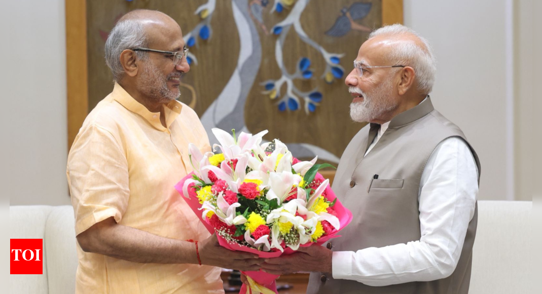 vp-polls:-pm-modi-meets-nda-pick-cp-radhakrishnan;-conveys-wishes-–-see-pics