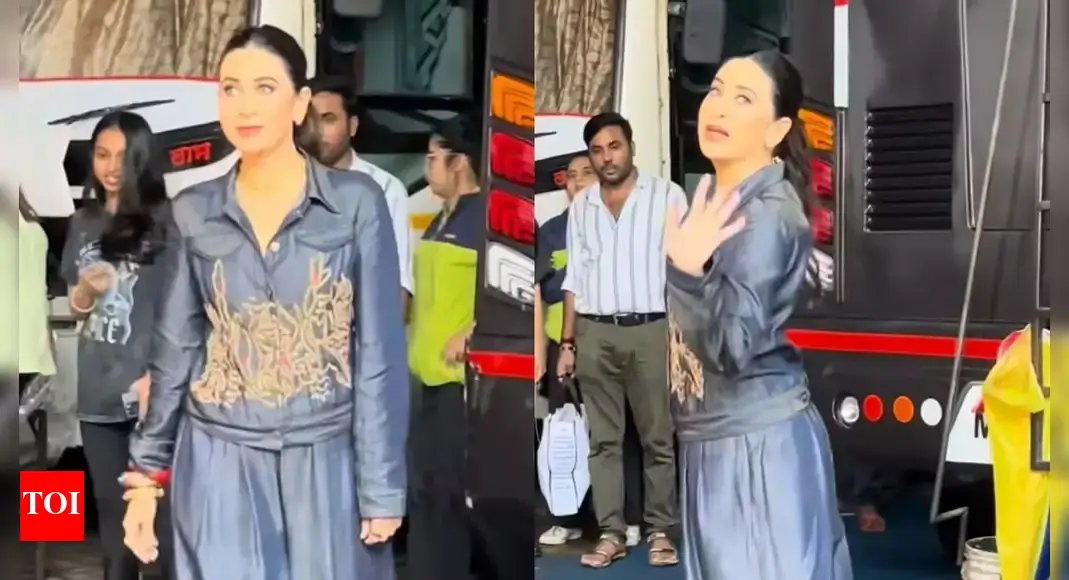 karisma-kapoor-steps-out-amid-family-feud-over-late-sunjay-kapur’s-rs-30,000-crore-fortune;-shoots-in-heavy-mumbai-rains:-pics