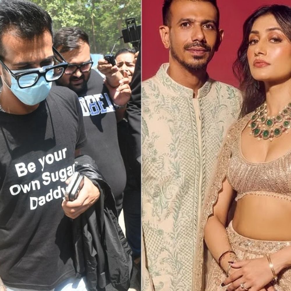 तलाक-के-दिन-फूट-फूटकर-रोईं-धनश्री-वर्मा:युजवेंद्र-चहल-की-शुगर-डैडी-वाली-टी-शर्ट-पर-चुप्पी-तोड़कर-कहा-वॉट्सऐप-कर-देता,-टी-शर्ट-की-क्या-जरुरत-थी