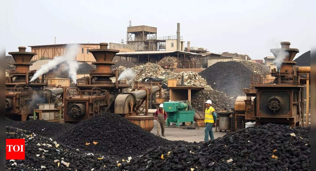 first-waste-to-charcoal-plant-operates-in-varanasi-with-ntpc-collaboration