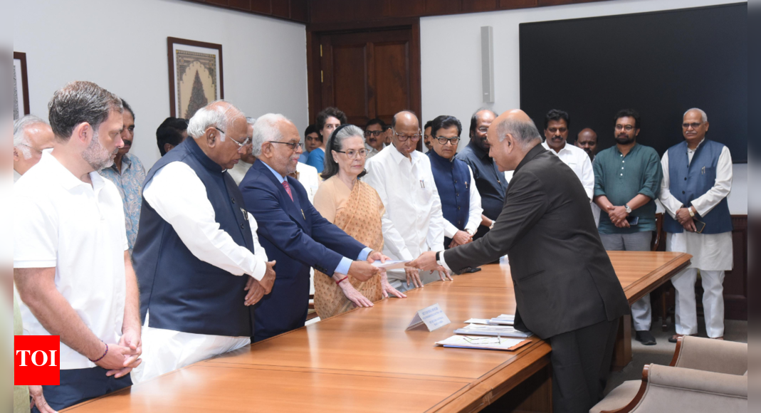 vp-election:-india-bloc-candidate-b-sudershan-reddy-files-nomination