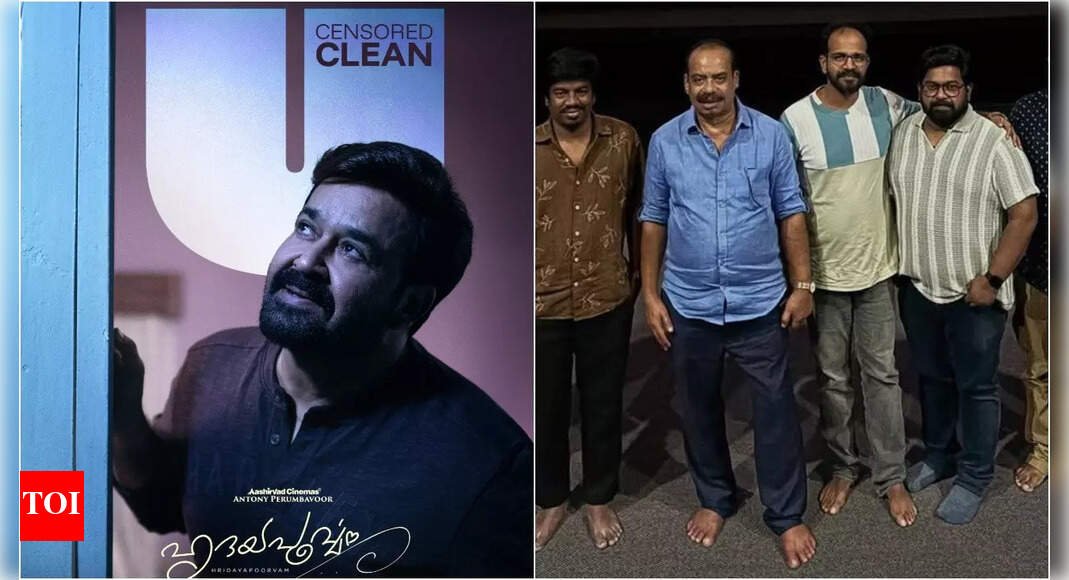 ‘hridayapoorvam’-completes-final-mix;-mohanlal–sathyan-anthikad-reunite-after-a-decade;-set-for-onam-release