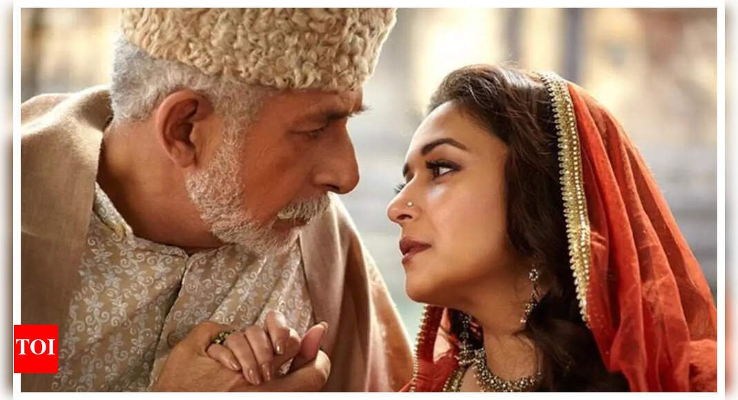 when-madhuri-dixit-opened-up-about-feeling-shy-with-naseeruddin-shah-in-dedh-ishqiya:-‘his-eyes-had-an-intense-feeling’