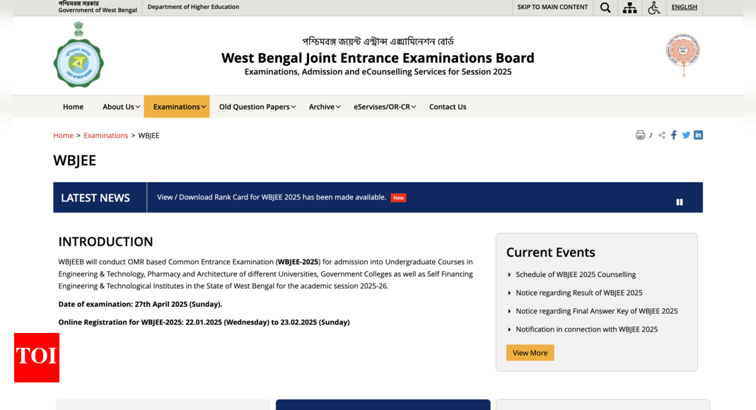 wbjee-counselling-2025-schedule-released-at-wbjeebnic.in:-check-registration,-seat-allotment-dates-here