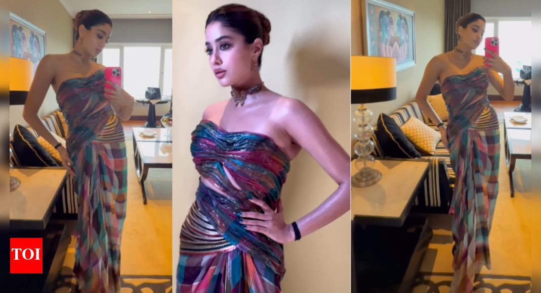janhvi-kapoor-turns-madras-checks-into-a-contemporary-day-slay-carved-by-amit-aggarwal