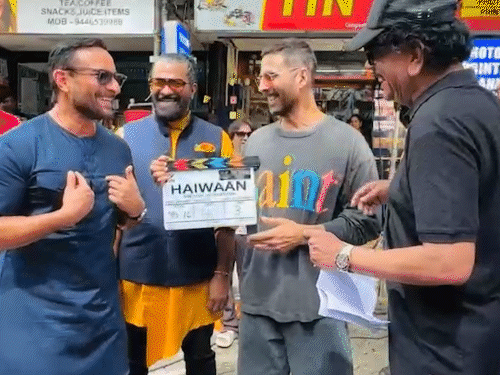 18-साल-बाद-साथ-नजर-आएंगे-अक्षय-और-सैफ:केरल-में-शुरू-हुई-फिल्म-हैवान-की-शूटिंग,-खिलाड़ी-कुमार-ने-शेयर-की-पहली-झलक