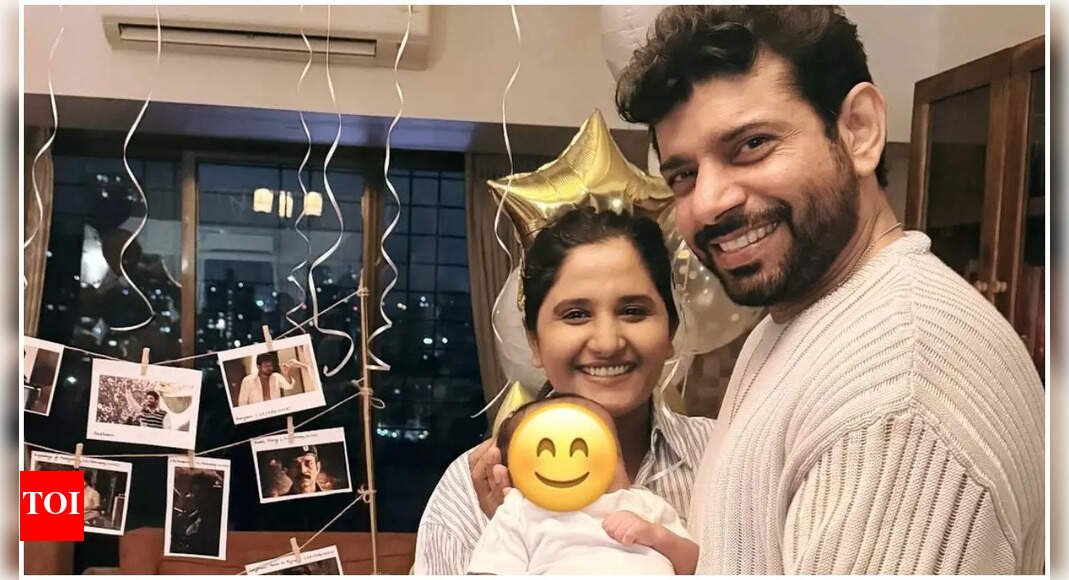 ‘chhaava’-actor-viineet-kumar-siingh-and-wife-ruchira-singh-reveal-first-glimpse-of-their-newborn-son-–-see-pics