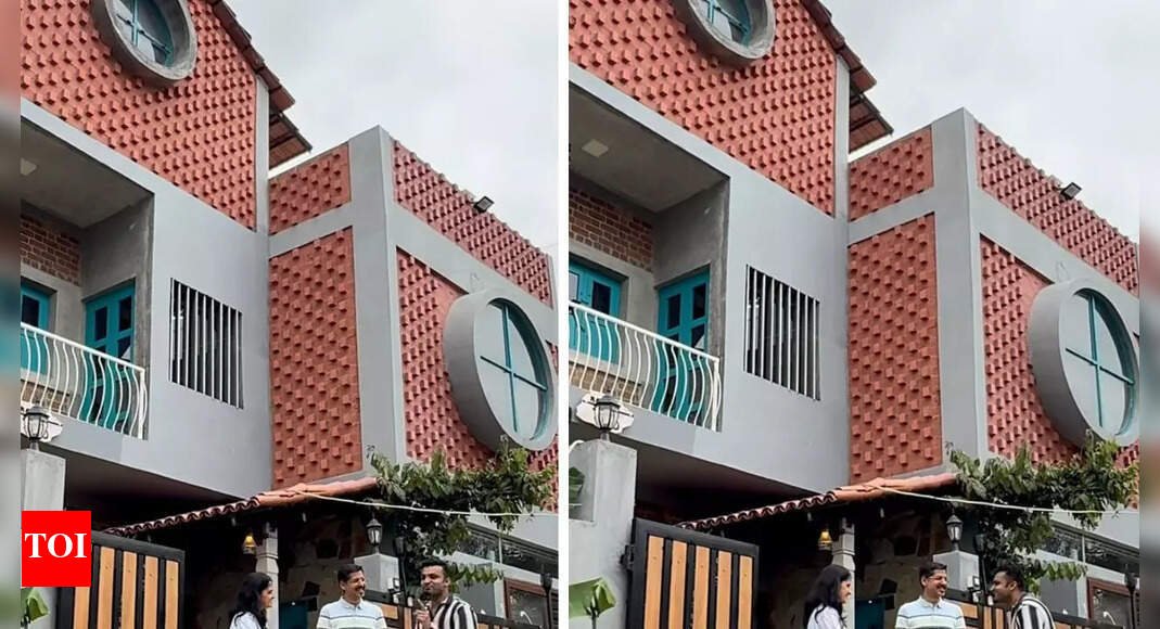 watch:-bengaluru-couple’s-mud-and-glass-home-with-rainwater-pump-goes-viral