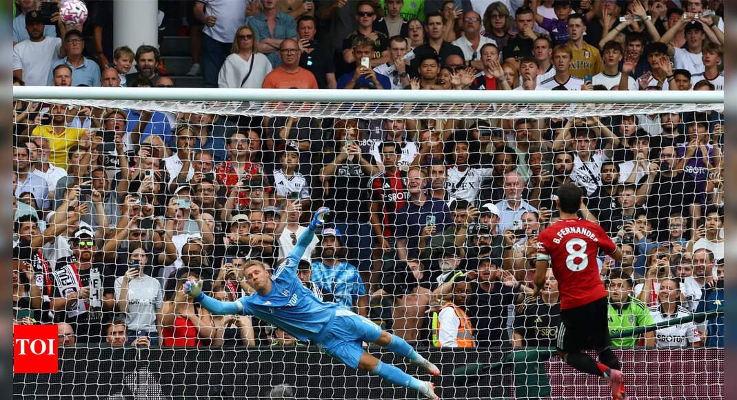 epl:-bruno-fernandes-stumbles-into-referee,-blazes-penalty-over-–-watch