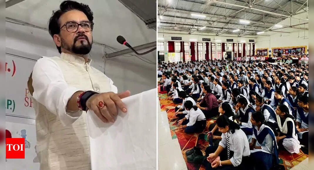 ‘hanuman-ji-first-to-go-to-space’:-anurag-thakur’s-interaction-with-students-sparks-row