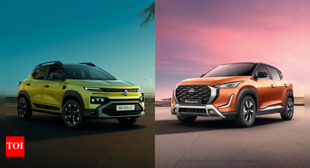 2025-renault-kiger-facelift-vs-nissan-magnite:-price,-variants,-features-compared