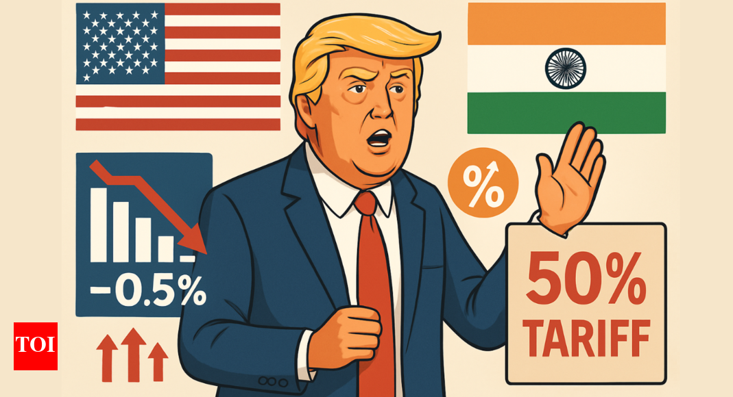 50%-tariffs-on-india-to-blowback-on-trump?-us-gdp-growth-could-shrink-40–50-bps,-inflation-to-flare:-sbi-report